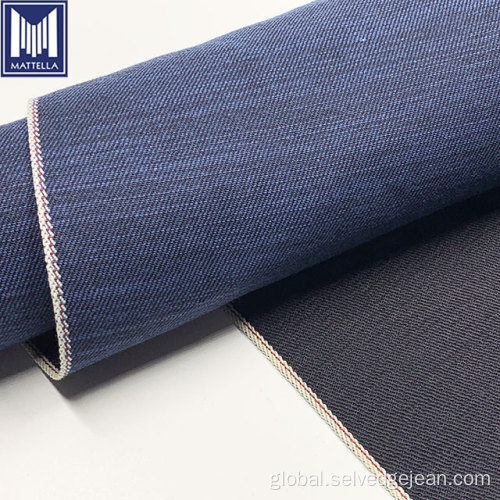 Selvedge Denim Fabric Light weight dark blue indigo selvage denim fabric Supplier